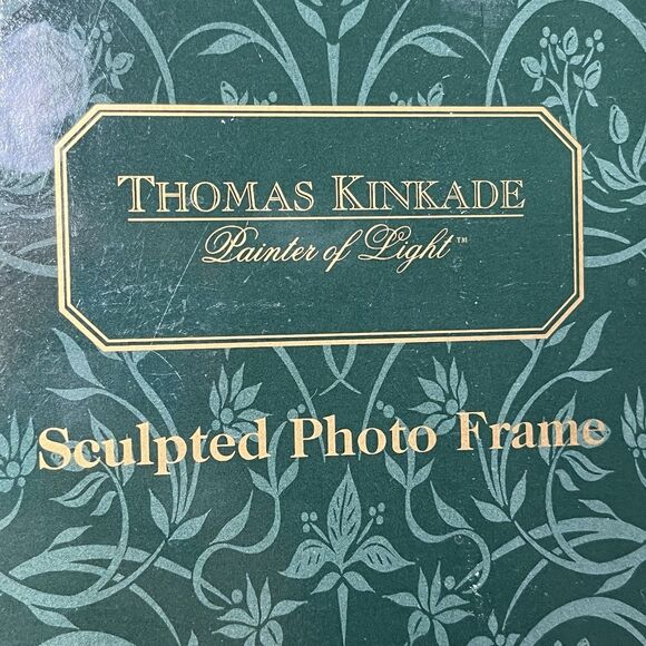 Thomas Kinkade Hidden Cottage II Sculpted Photo Frame 3.5" x 4.5" - Picture 3 of 10
